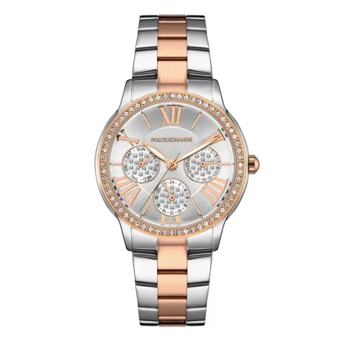 MONTRE POLOEXCHANGE FEMME M.FONCTION ACIER